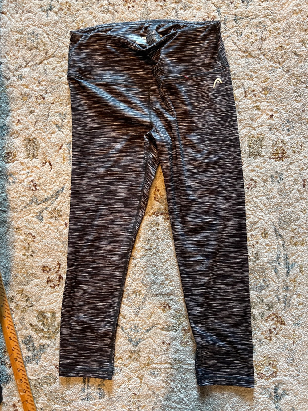 Head Women's Black Heather Performance Leggings